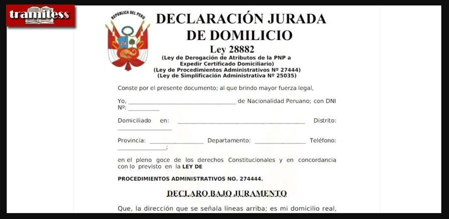 Cómo sacar el certificado domiciliario en Perú 1 certificado domiciliario peru